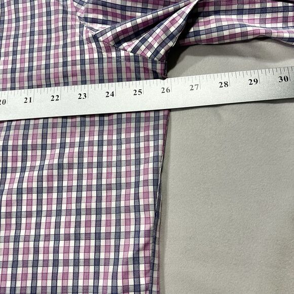 UNTUCKit Dolcetto WF Men Pink Long Sleeve Button Down Wrinkle Free Shirt Sz 2XL - Picture 8 of 9